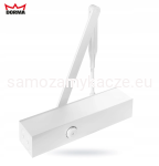 Samozamykacz DORMA TS73 z dźwignią standard BIAŁY EN 2-4 (skrzydło do 80kg,max.szer.1100mm)
