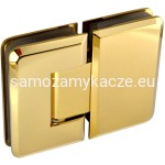 ZAWIAS SZKŁO - SZKŁO 180° ZŁOTY