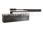 Samozamykacz DORMA TS71 z ramieniem czarny EN 3/4 (skrzydło do 80kg,max.szer.1100mm)